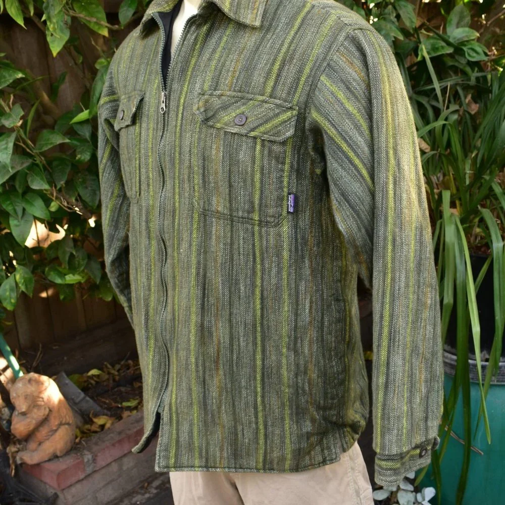 MEN'S PATAGONIA ORGANIC COTTON BARN COAT SZ SMALL - Picture 6 of 7